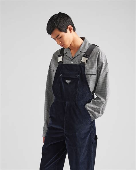 prada overalls men's